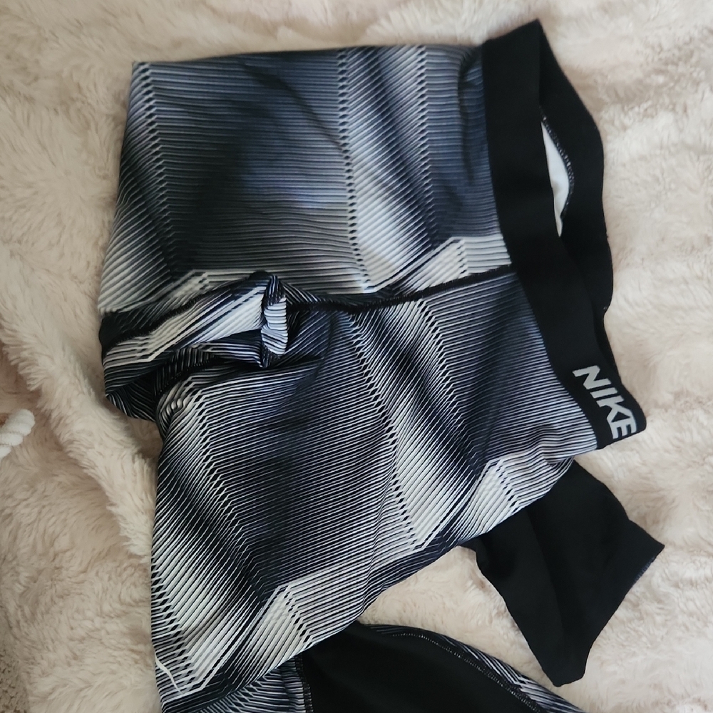 Nike Monochrome Striped Shorts